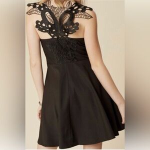 Altar'd State Black Lace Cocktail Dress